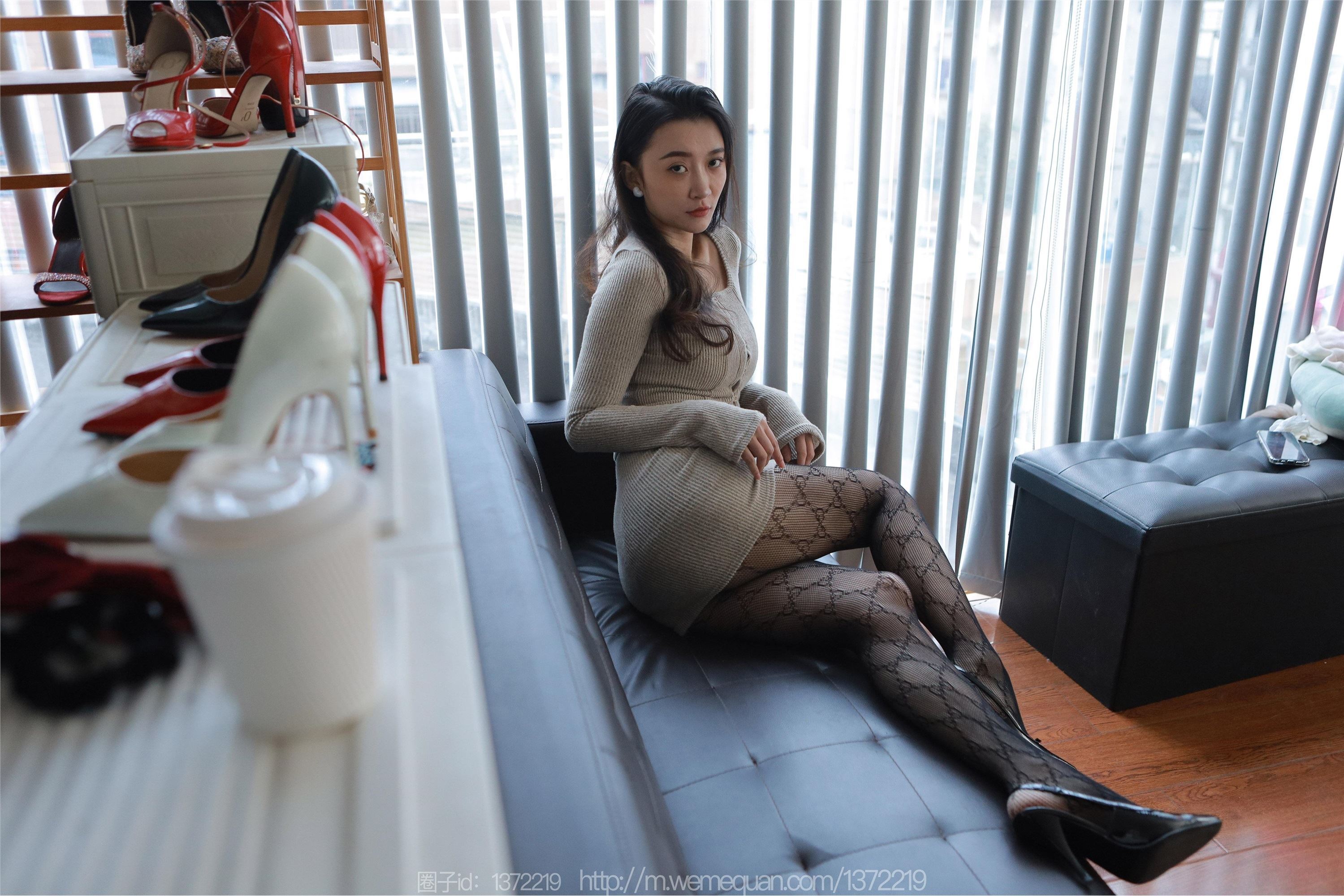 IESS异思趣向  2023.01.04 丝享家 1319 秋秋《镂空嘿丝》